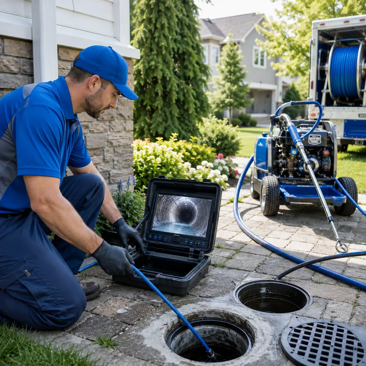 Outdoor drain cleaning professionals serving Bennington, NH